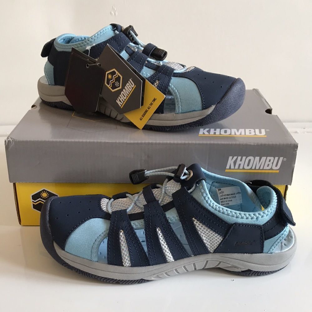 Khombu Cacey Sport Leather Cutout Sport Sandals